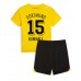 Günstige Borussia Dortmund Mats Hummels #15 Babykleidung Heim Fussballtrikot Kinder 2023-24 Kurzarm (+ kurze hosen)